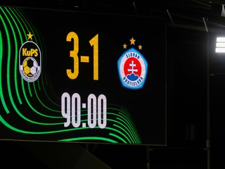 KuPS Kuopio - ŠK Slovan Bratislava 3:1
