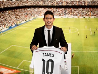 Real za dva dni zarobil na dresoch Jamesa 33 miliónov eur