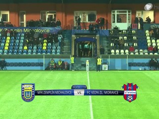 Štyri góly v zápase MFK Zemplín Michalovce - FC ViOn Zlaté Moravce