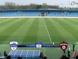 FC Nitra s novým trénerom vyhrala nad Spartakom Trnava 1:0 krásnym gólom
