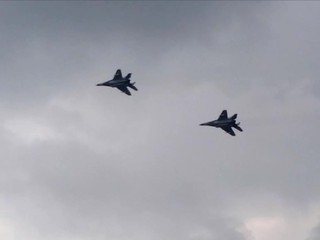 Bojové stíhačky na Kryme. Vyslali ich Rusi