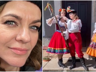 Marta Jandová a jej netradičná Veľká noc: V úlohe šibača sa tentokrát ocitla ona sama!