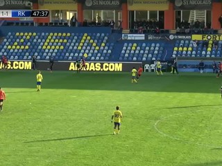 ZOSTRIH: Duel MFK Zemplín Michalovce - MFK Ružomberok mohol v závere zmeniť pokutový kop