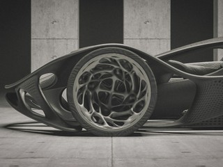 Takto vyzerá futuristické auto navrhnuté výlučne počítačovými algoritmami