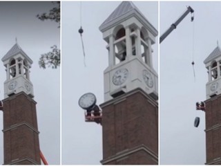 Pozor, padá ciferník. Dvaja chlapci mali obrovské šťastie