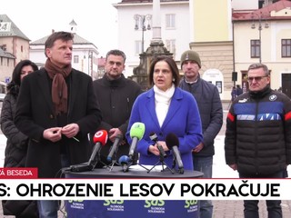 Tlačová beseda SaS: Ohrozenie lesov pokračuje