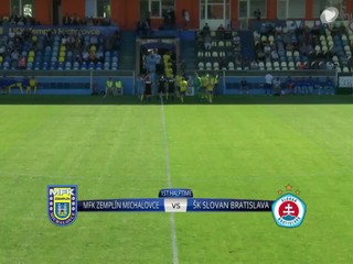 Duel MFK Michalovce - ŠK Slovan Bratislava rozhodol Šporar chrbtom k bráne