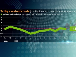 Tržby slovenského maloobchodu sa celý rok prepadali. Čakajú nás lepšie časy?