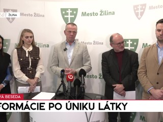 Tlačová beseda k informáciám po úniku látky v Žiline
