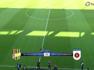 ZOSTRIH:  DAC Dunajská Streda - MFK Ružomberok 3:2