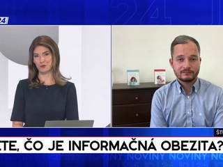 Štúdio 24: Počuli ste už o informačnej obezite? Možno ňou trpíte aj vy