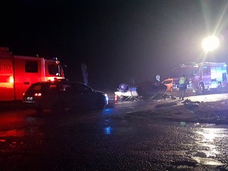 Vážna dopravná nehoda pri Holiciach