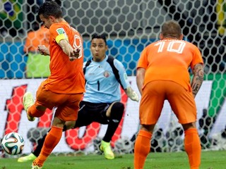 Holandsko posledným semifinalistom až po penaltách s Kostarikou