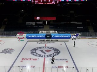 ZOSTRIH: Bratislava Capitals - VSV Villach 3:2, tretia výhra nad týmto súperom