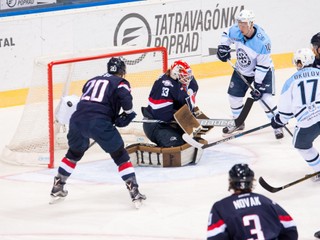 Slovan doplatil na prvú tretinu. Novosibirsk s pohodlným víťazstvom