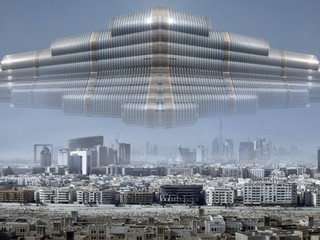 História sovietskeho lietajúceho mesta: Problém preľudnenia v Rusku malo vyriešiť levitovanie budov