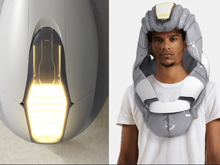 Túto nástennú lampu môžete v prípade zemetrasenia použiť ako ochrannú helmu