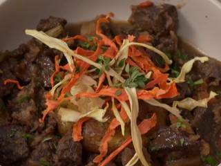 Hlavné jedlo: Carbonnade Flamende