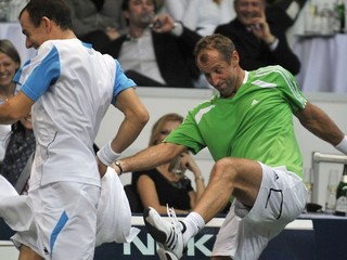 Úžasná zábava hviezd svetového tenisu