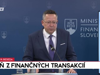 Tlačová beseda: Daň z finančných transakcií
