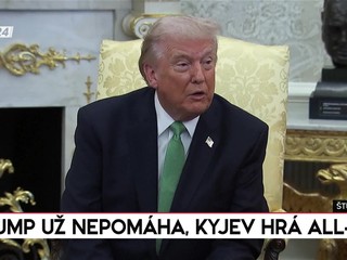 Štúdio 24: Trump už nepomáha, Kyjev hrá all-in