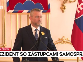 Tlačová beseda prezidenta Pellegriniho po rokovaní so zástupcami samospráv