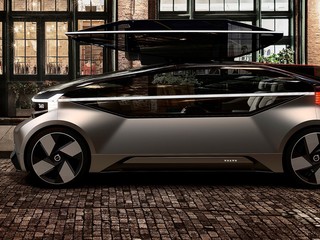 Volvo 360c: Auto, v ktorom môžete pracovať aj spať a ono pritom samo pôjde