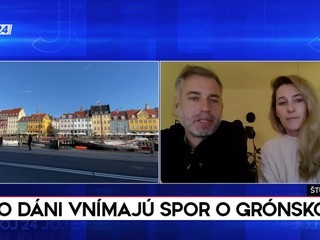 Štúdio 24: Ako Dáni vnímajú spor o Grónsko?