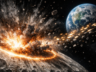 Asteroid môže zasiahnuť Mesiac silou 500 atómových bômb