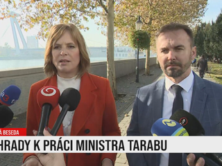 Tlačová beseda o výhradách k práci ministra Tarabu