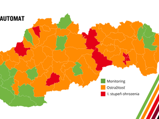 COVID AUTOMAT: Pribudlo 6 červených okresov, neočkovaní v nich majú zákaz vstupu do fitnesscentier