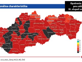 COVID AUTOMAT: Slovensko ostáva v čiernej farbe, polepšila si Bratislava. Toto sú pravidlá platné od 1. marca
