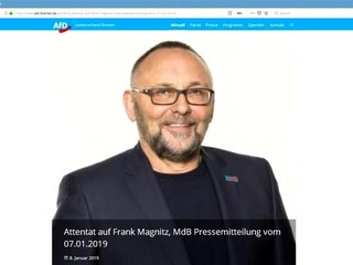 Šéfa nemeckej AfD v Brémach napadli útočníci, utrpel ťažké zranenia