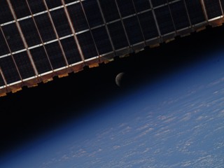 TAKTO vyzerá zatmenie Mesiaca z Medzinárodnej vesmírnej stanice