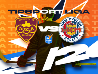 HK Dukla Trenčín - HKM Zvolen v 25. kole Tipsport ligy
