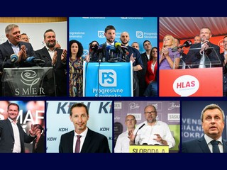 Voľby do NR SR 2023: Profily zvolených strán a ich lídrov