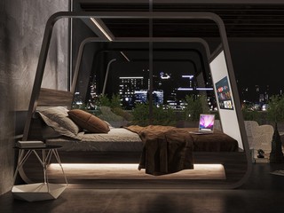 Posteľ, z ktorej sa vám nebudete chcieť vyliezť: Má vstavaný projektor a zvukový systém