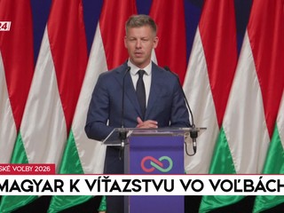 Tlačová beseda Pétera Magyara k víťazstvu vo voľbách