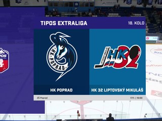 HK Poprad - HK 32 Liptovský Mikuláš 2:1 pp v 18. kole