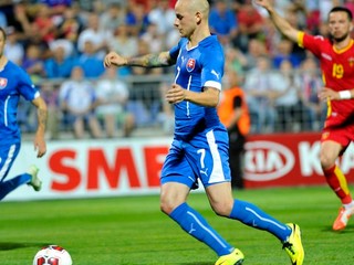 V zápase bez atmosféry Slovensko vyhralo nad Čiernou Horou 2:0