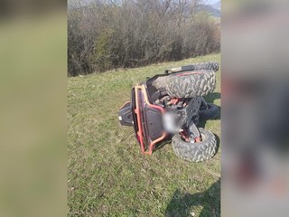 Osamelá jazda skončila tragicky: Muža našli mŕtveho pod štvorkolkou