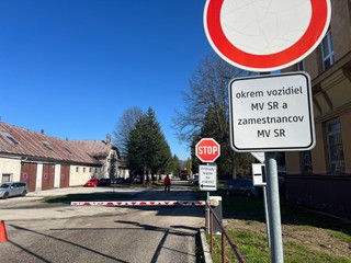 Policajná akcia v objekte ministerstva vnútra v Žiline