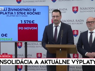 Tlačová beseda: Konsolidácia a aktuálne výplaty