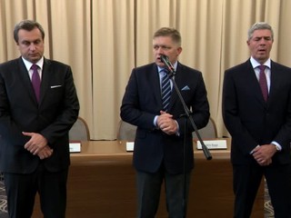 NAŽIVO: Vyhlásenie Fica, Danka, Bugára po koaličnej rade