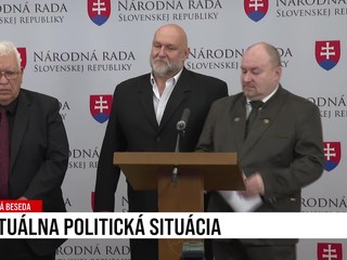 Tlačová beseda Rudolfa Huliaka o aktuálnej politickej situácii