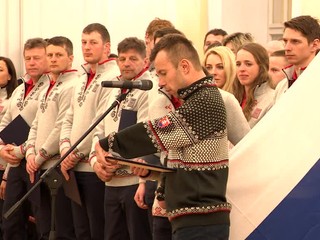 Športovci prisahali u prezidenta, že budú hrať na olympiáde fair play