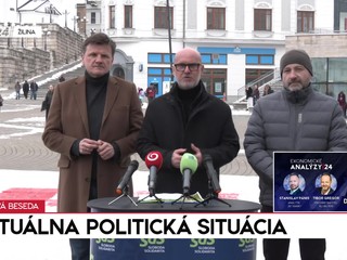 Tlačová beseda SaS k aktuálnej politickej situácii