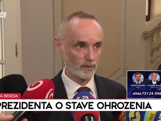 Tlačová beseda predstaviteľov politických strán po rokovaní u prezidenta