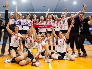 Highlight: Štrnásty titul pre volejbalistky Slávie EU Bratislava