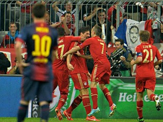 Bayern zhúžval Barcelonu 4:0